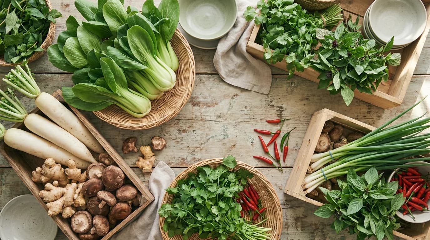 Fresh produce market