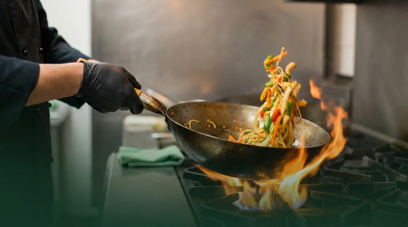 Chef cooking